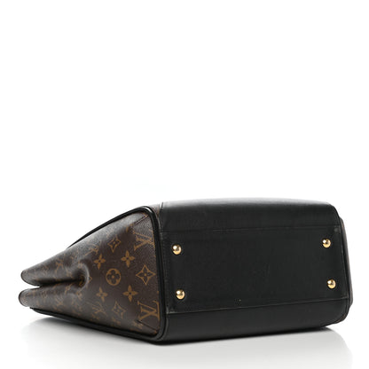 Louis Vuitton Calfskin Monogram Kimono Tote Black 4 of 12