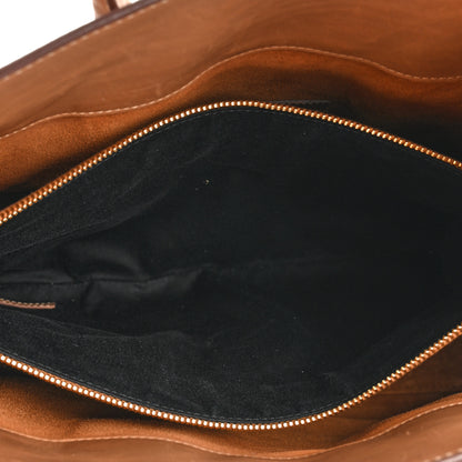 Saint Laurent Smooth Calfskin Medium Supple Sac De Jour Brown 6 of 18