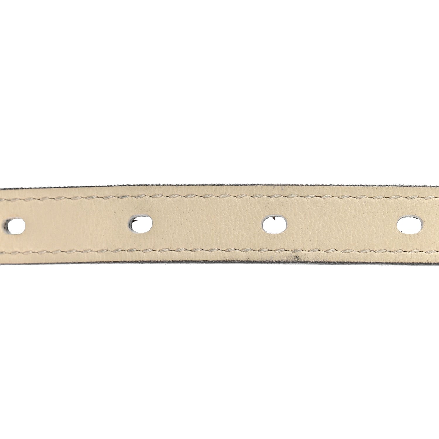 Hermes Epsom Swift 13mm Lucky 15 Belt 75 Etoupe Nata 4 of 6