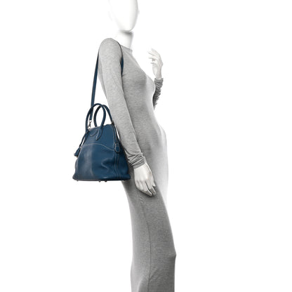 Hermes Taurillon Clemence Bolide 35 Bleu Agate 2 of 23
