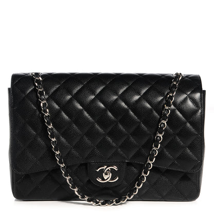Chanel Caviar Quilted Maxi Double Flap Black 1 of 10