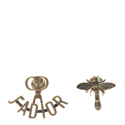 Christian Dior Metal J'Adior Earrings Aged Gold 1 of 3