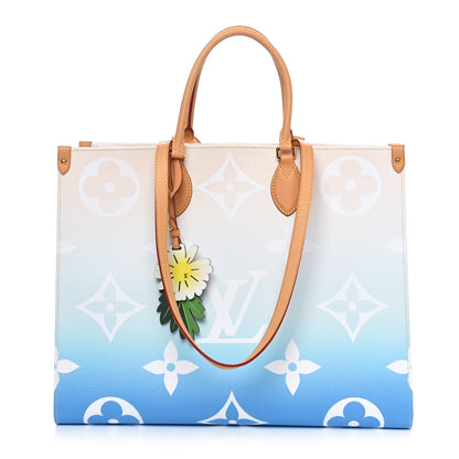 Louis Vuitton Monogram Giant By The Pool Onthego GM Blue 1 of 10