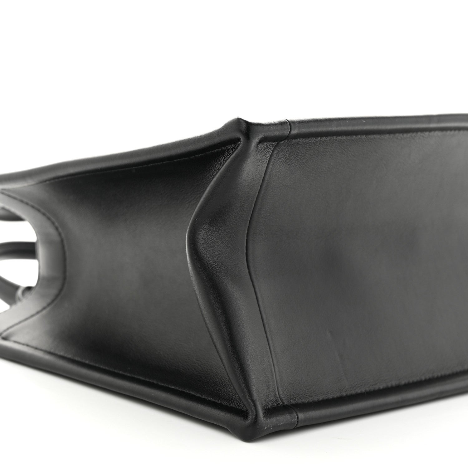 Christian Dior Calfskin Macro Cannage Small Book Tote Black 9 of 10