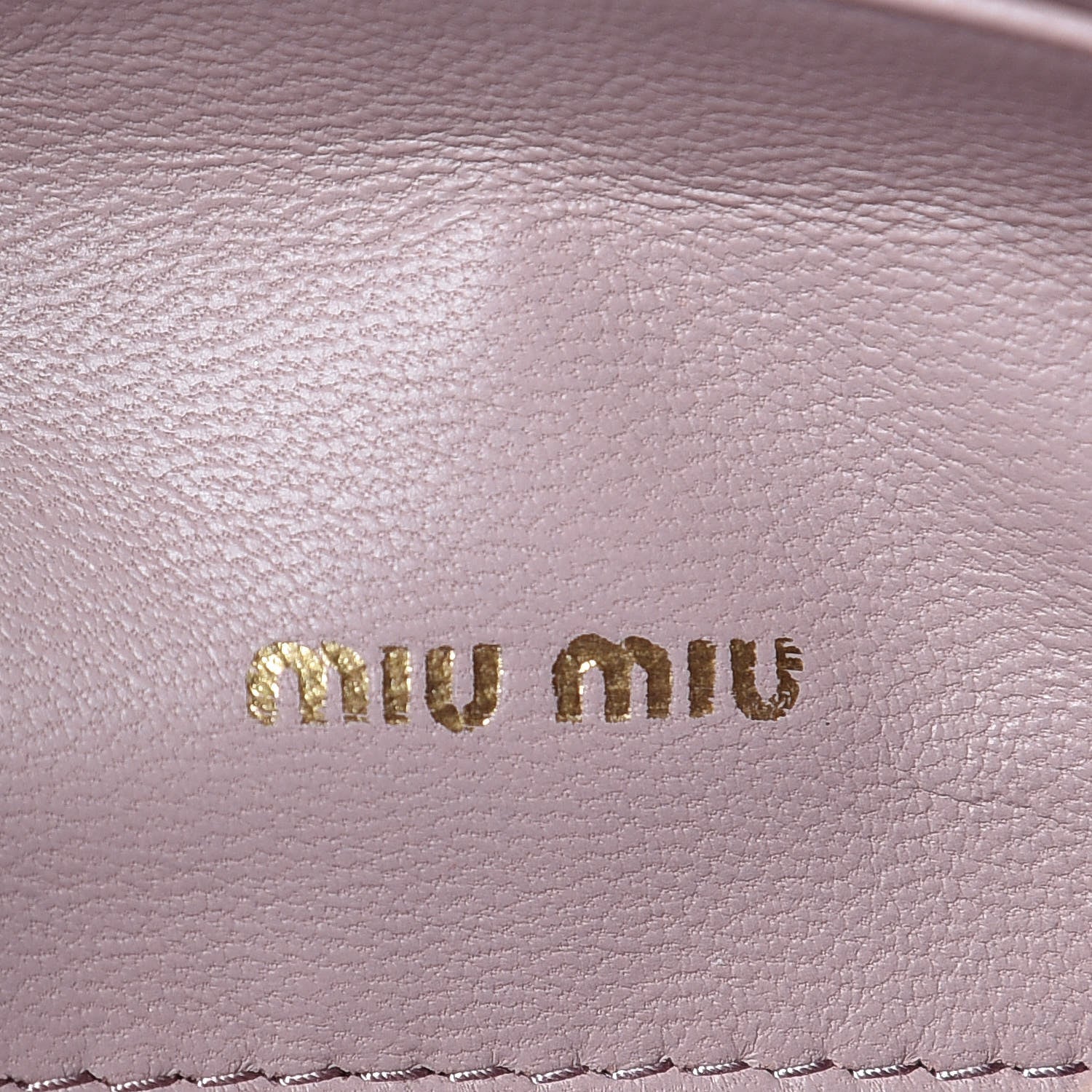 Miu Miu Nappa Matelasse Clutch Mughetto 6 of 8
