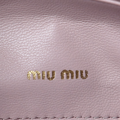 Miu Miu Nappa Matelasse Clutch Mughetto 6 of 8