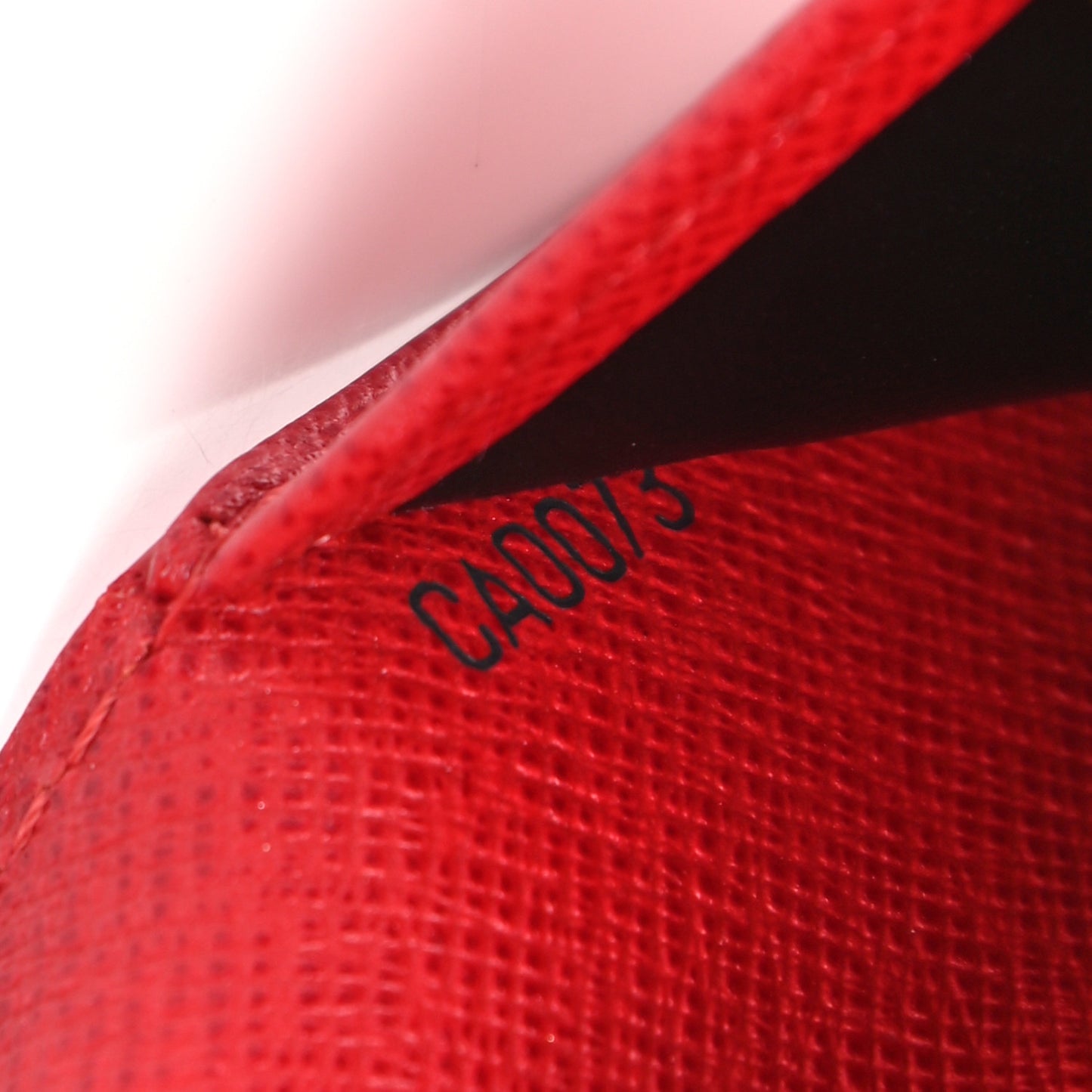 Epi Small Ring Agenda Cover Rouge