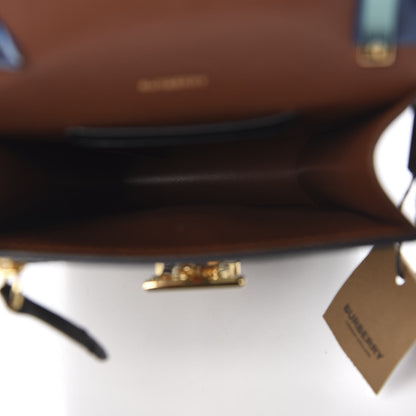 Burberry E-Canvas Monogram Stripe Robin Bag Bridle Brown 5 of 8