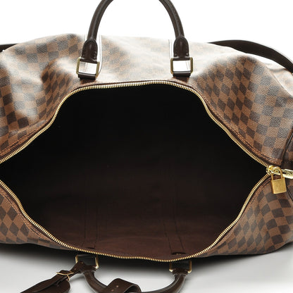 Louis Vuitton Damier Ebene Keepall Bandouliere 55 6 of 8