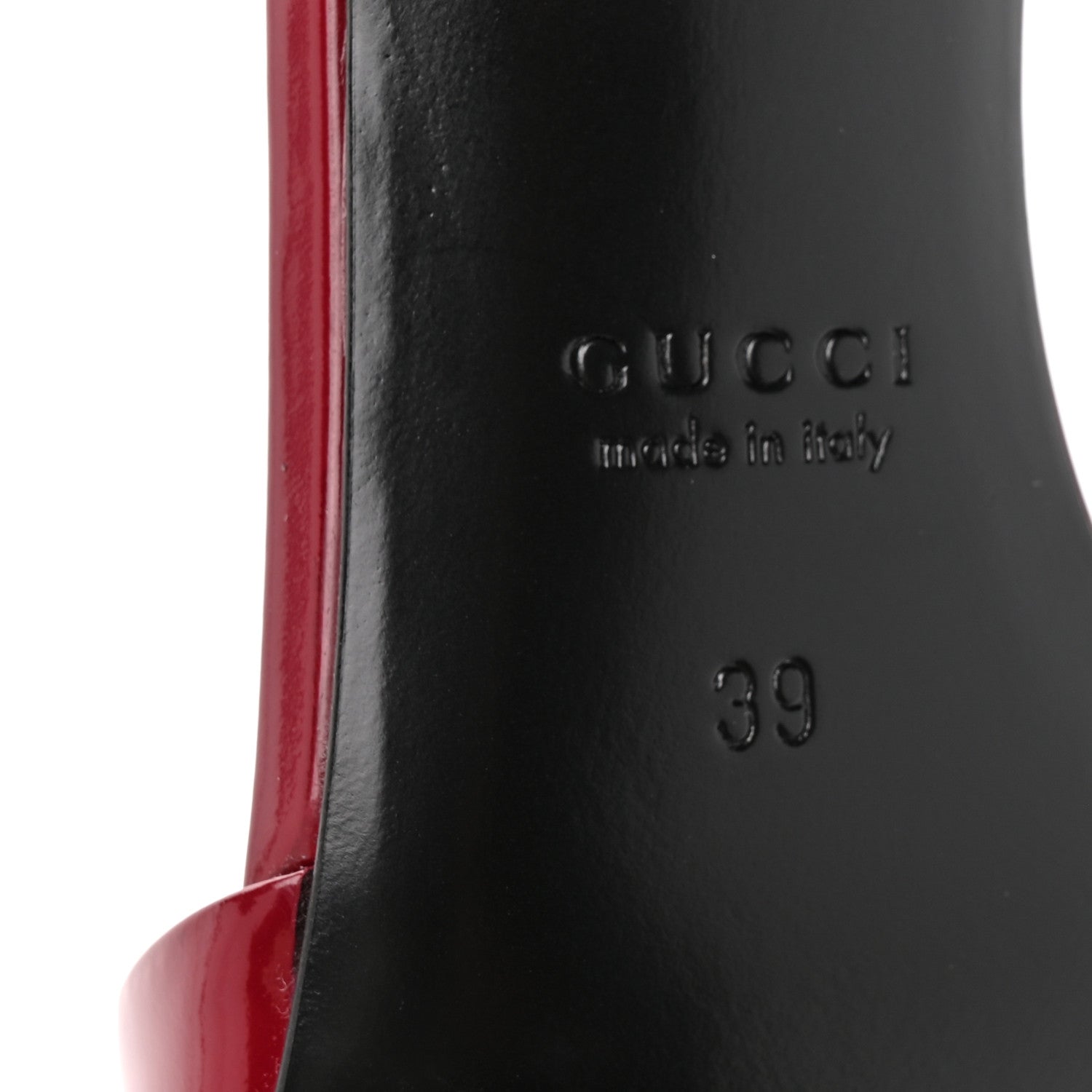 Gucci Nappa Regent Strappy Horsebit Sandals 39 Maple Red 7 of 11