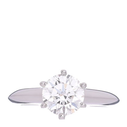 Tiffany Platinum Diamond 1.05ct Solitaire Engagement Ring 45 3.25 1 of 5