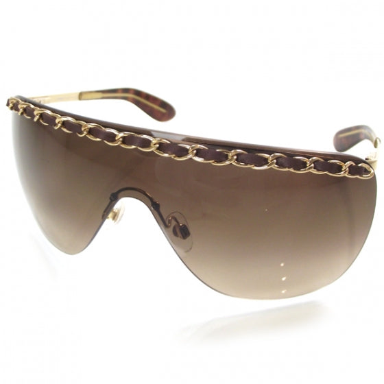 Chanel Chain Sunglasses 4160Q Brown 1 of 9