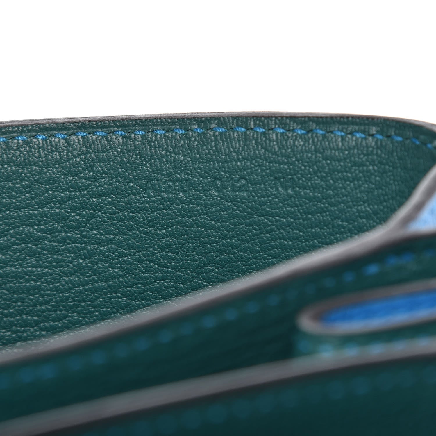 Hermes Taurillon Novillo Opli 24 Bleu Zanzibar Malachite 7 of 9