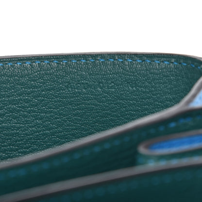 Hermes Taurillon Novillo Opli 24 Bleu Zanzibar Malachite 7 of 9