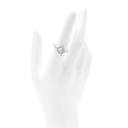 Hermes 18K White Gold Diamond Finesse Ring 55 7.25 2 of 7