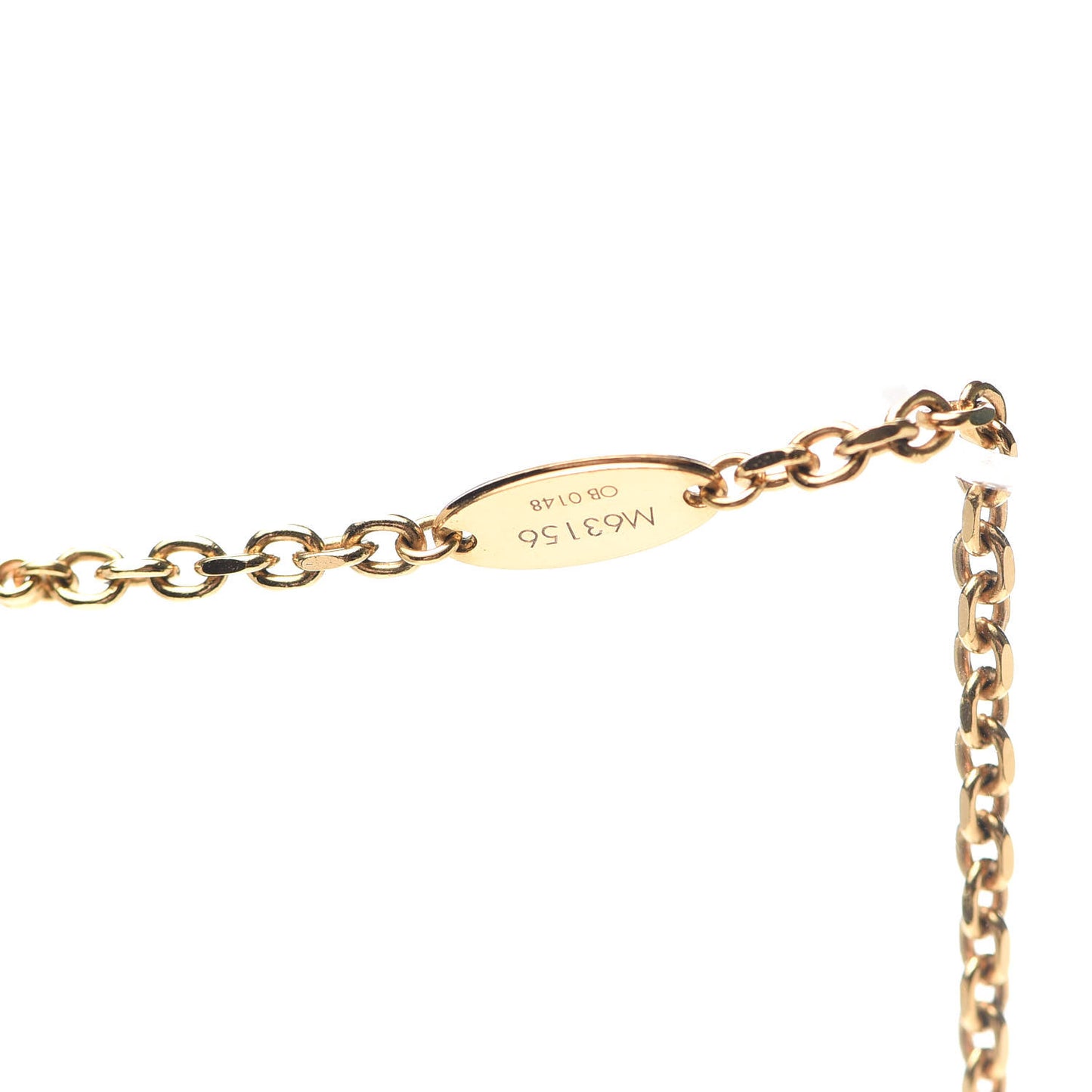 Monogram Charms Necklace Gold