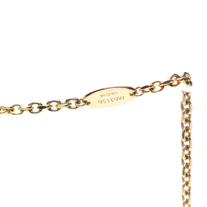 Louis Vuitton Monogram Charms Necklace Gold 4 of 5