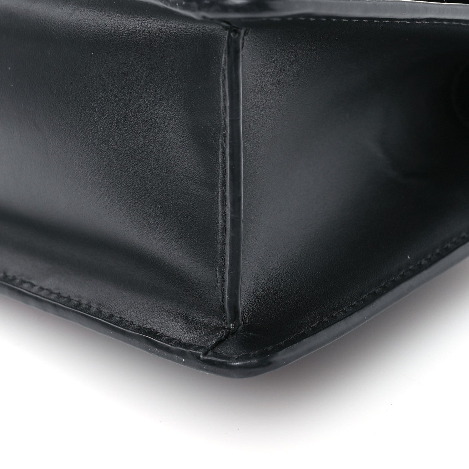 Gucci Calfskin Mini Sylvie Top Handle Bag Black 10 of 10