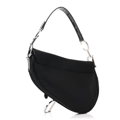 Christian Dior Nylon Saddle Bag Black 3 of 10