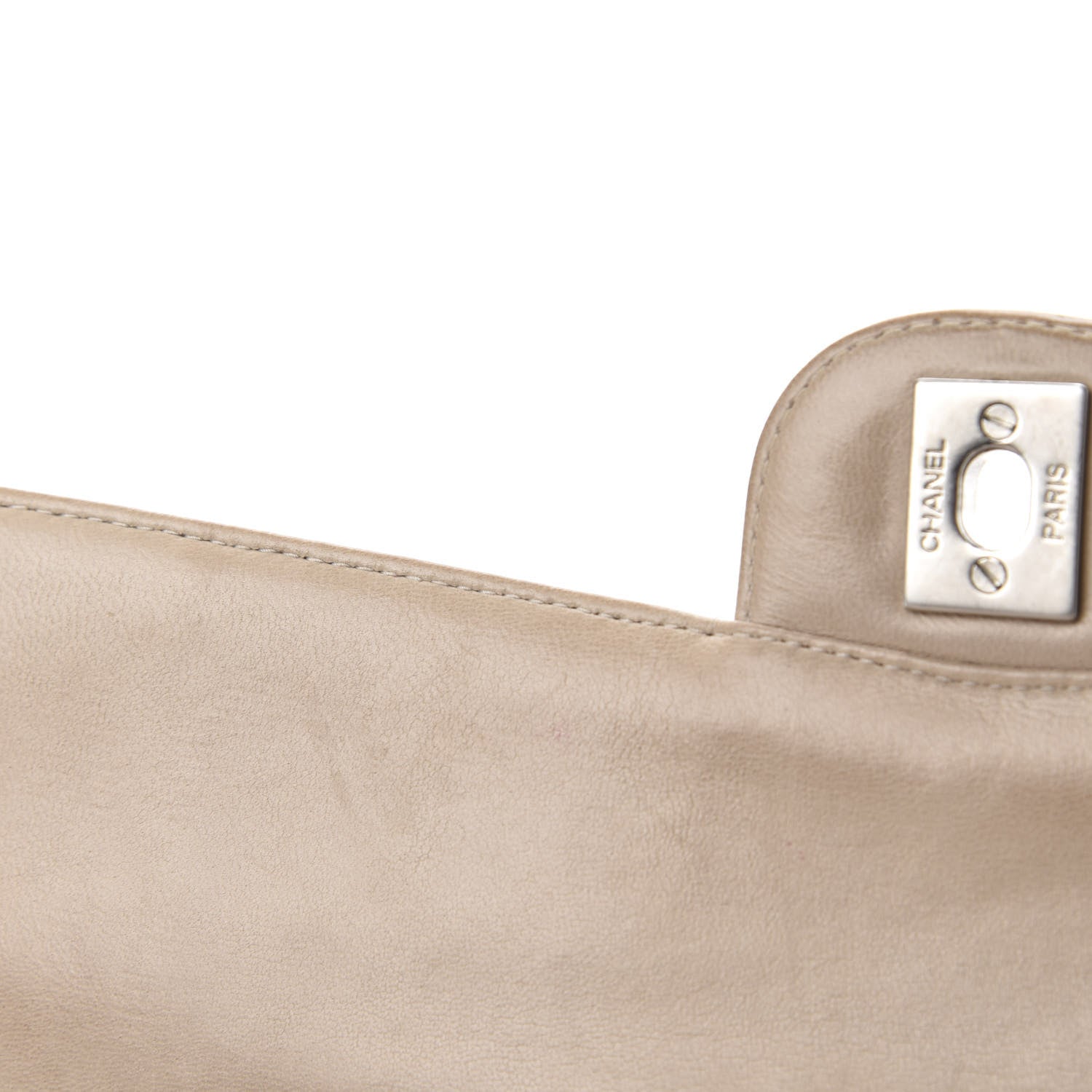 Chanel Nylon Medium Travel Flap Light Beige 10 of 17