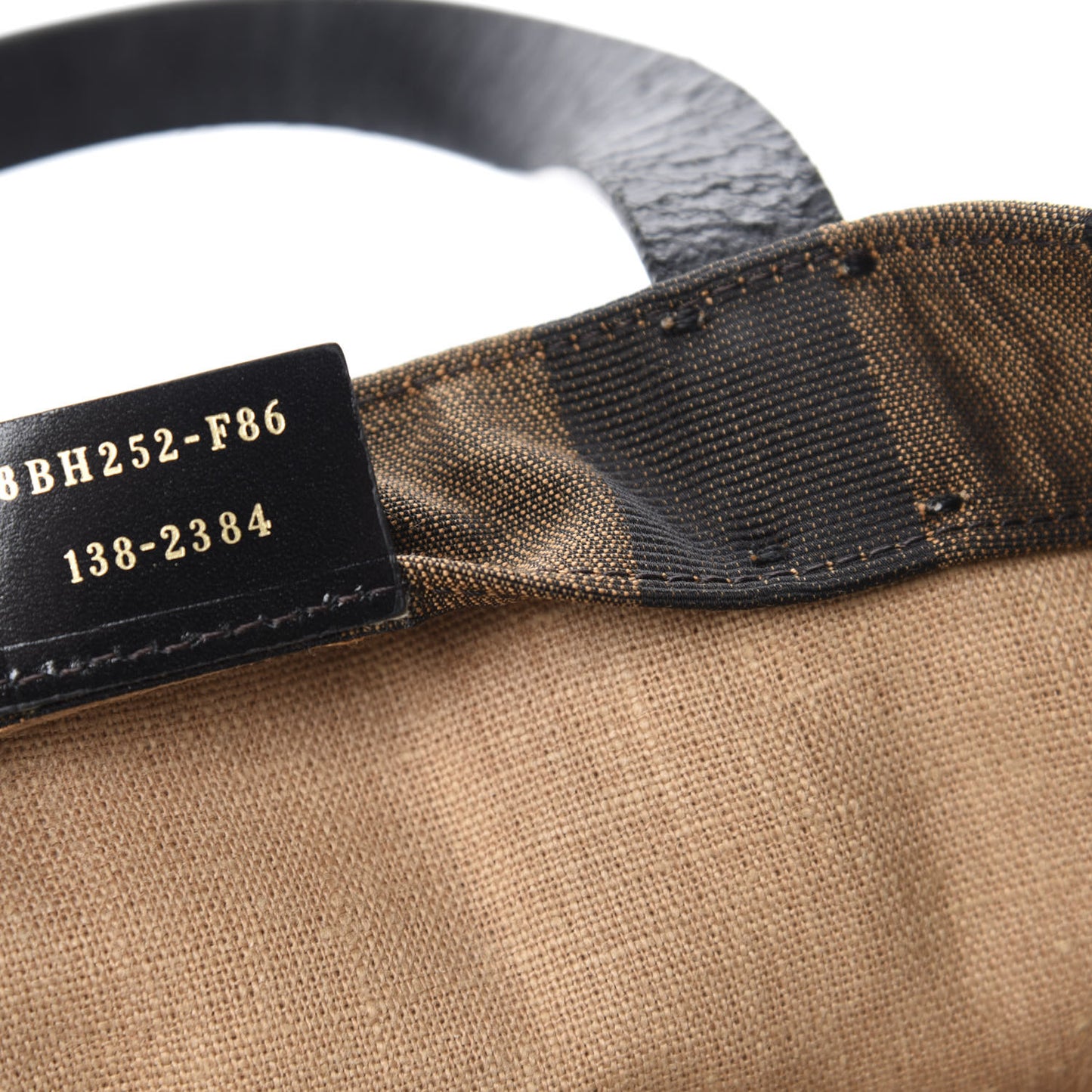 Pequin Small Shopping Tote Black Tobacco