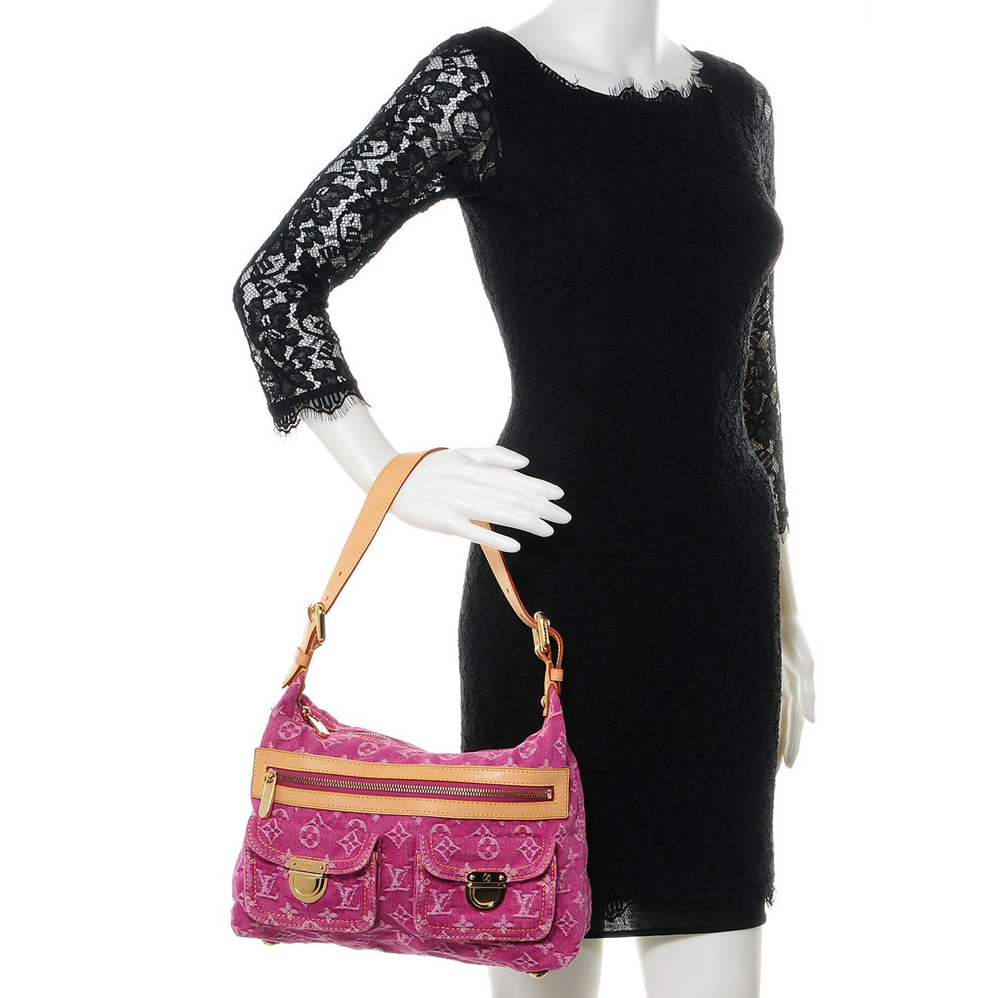 Denim Baggy PM Fuchsia