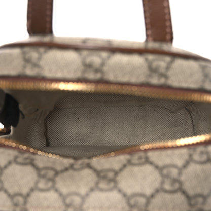 Gucci GG Supreme Monogram Azalea Calfskin Retro Interlocking G Multi-Function Bag Beige Ebony Brown Sugar 4 of 14