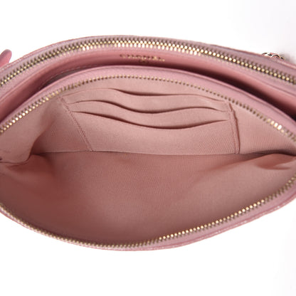 Chanel Iridescent Caviar Quilted Small Clutch With Chain Pink 6 of 13