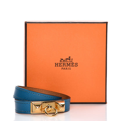 Hermes Tadelakt Rivale Double Tour XS Bleu Izmir 8 of 8