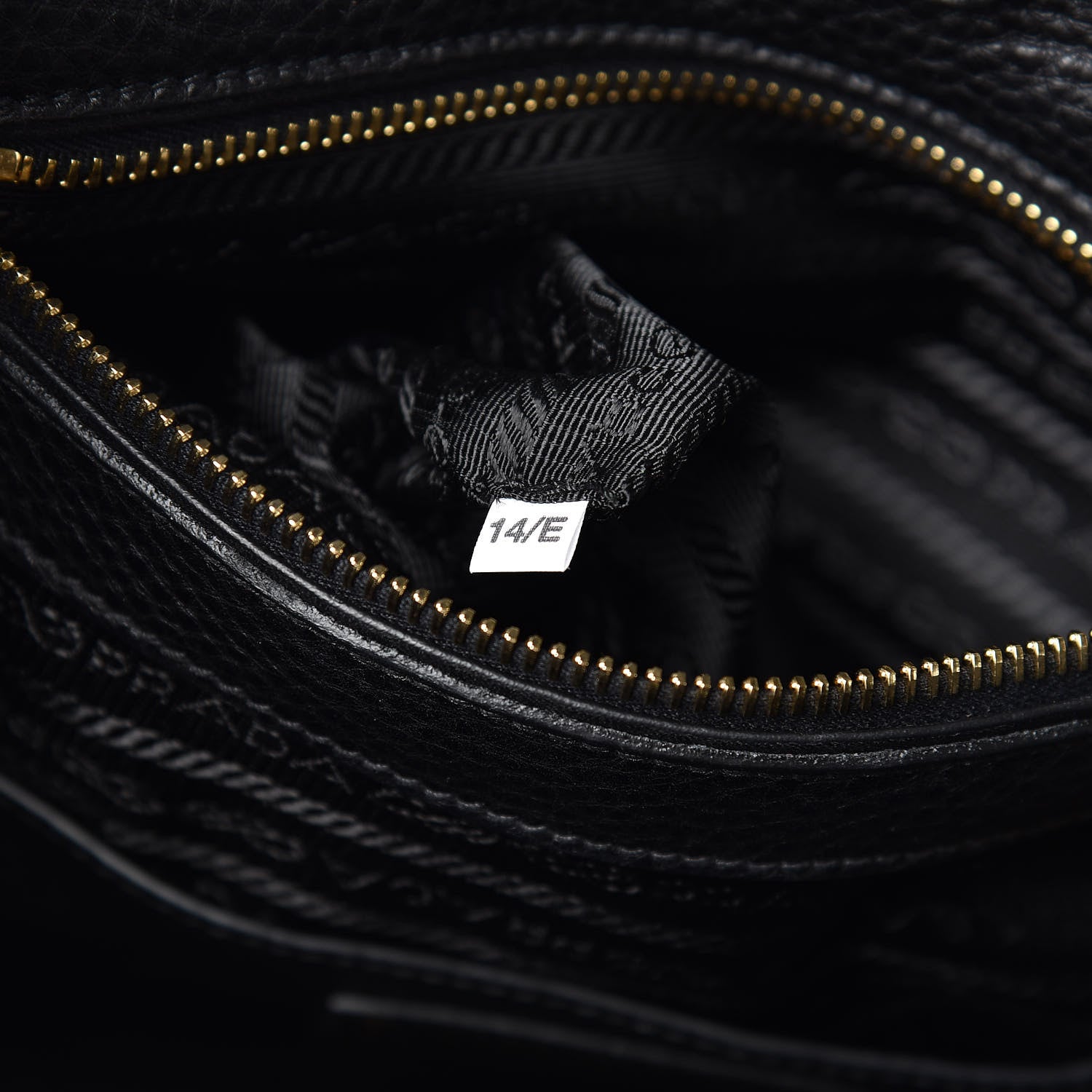 Prada Vitello Phenix Shopping Tote Black 8 of 10