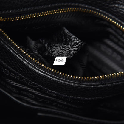 Prada Vitello Phenix Shopping Tote Black 8 of 10