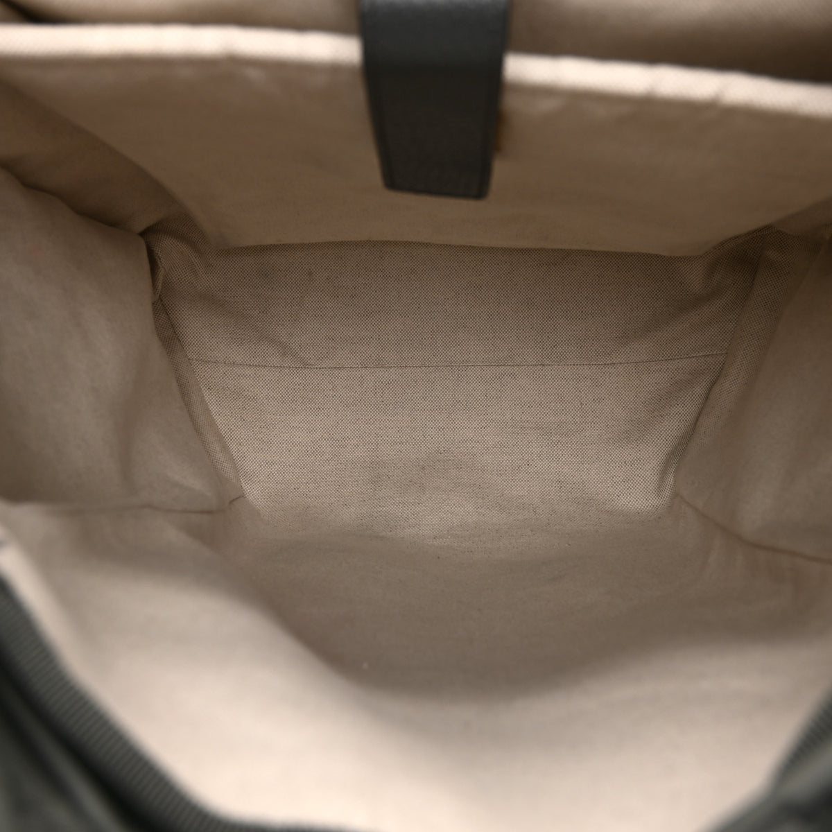 GG Supreme Monogram Textured Dollar Calfskin Medium Ophidia Double Buckle Backpack Grey Black Graphite Grey