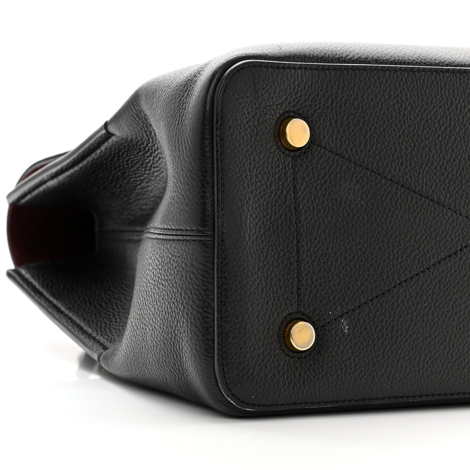 Mulberry Small Classic Grain Calfskin Large Seaton Black 8 of 9