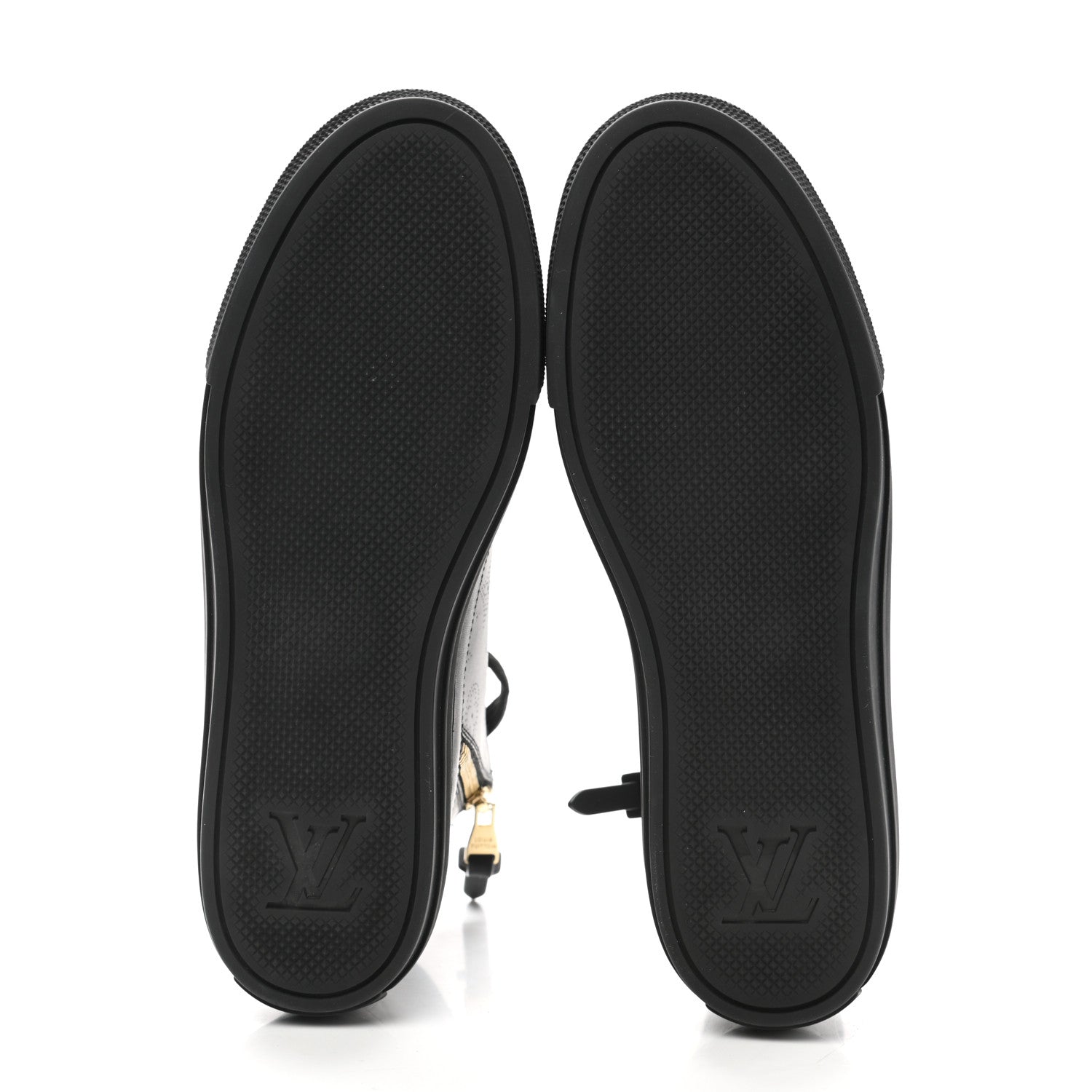 Louis Vuitton Calfskin Monogram Stellar Sneaker Boots 37 Black White 5 of 8