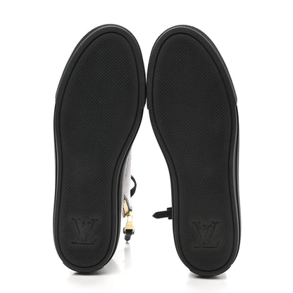 Louis Vuitton Calfskin Monogram Stellar Sneaker Boots 37 Black White 5 of 8