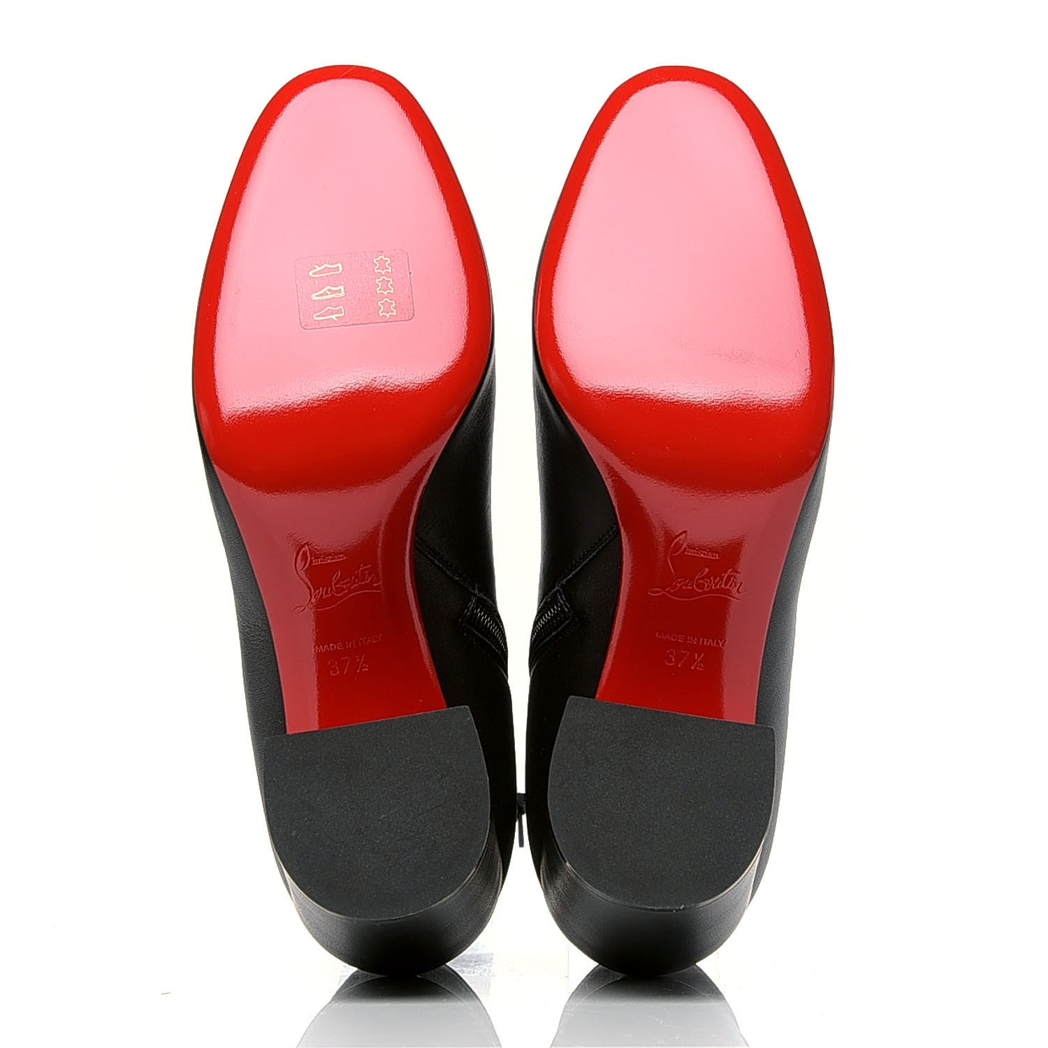 Christian Louboutin Calfskin Turela 85 Ankle Boots 37.5 Black 4 of 4