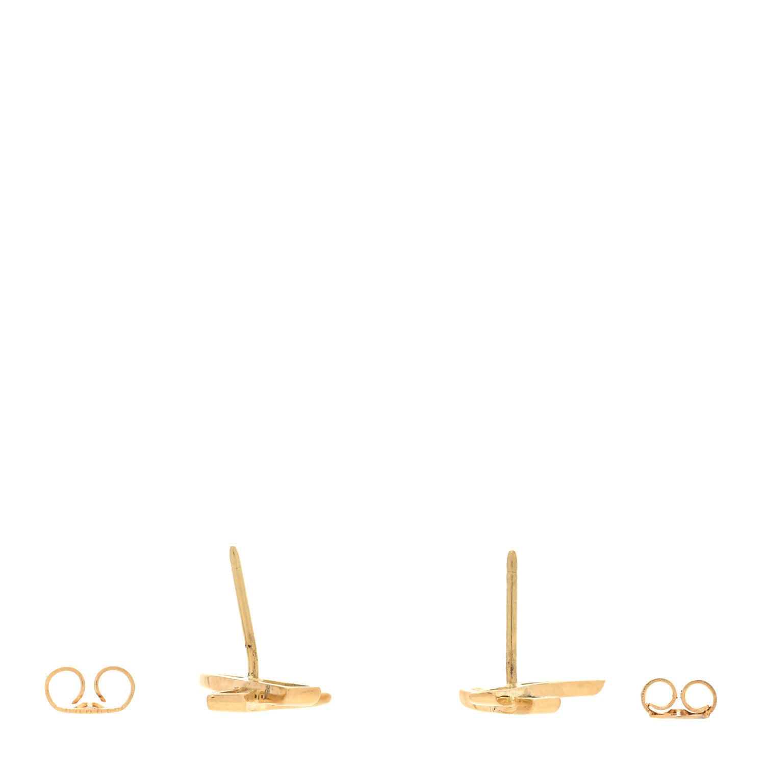 Tiffany 18K Yellow Gold Paloma's Graffiti X Earrings 3 of 6