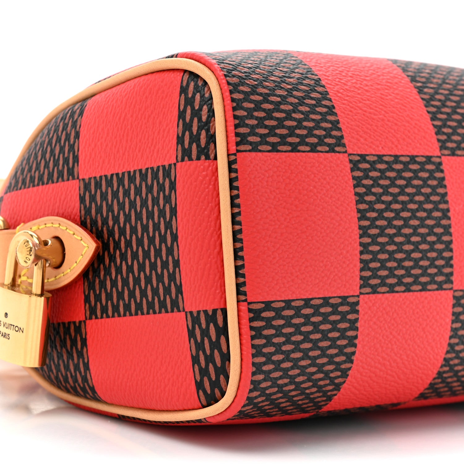 Louis Vuitton Damier Pop Speedy Bandouliere 18 Red 8 of 9