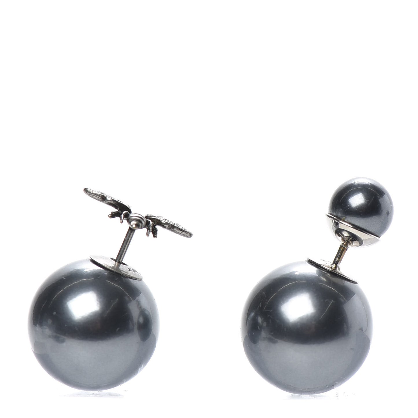 Mise En Dior Tribal Bee Earrings Grey