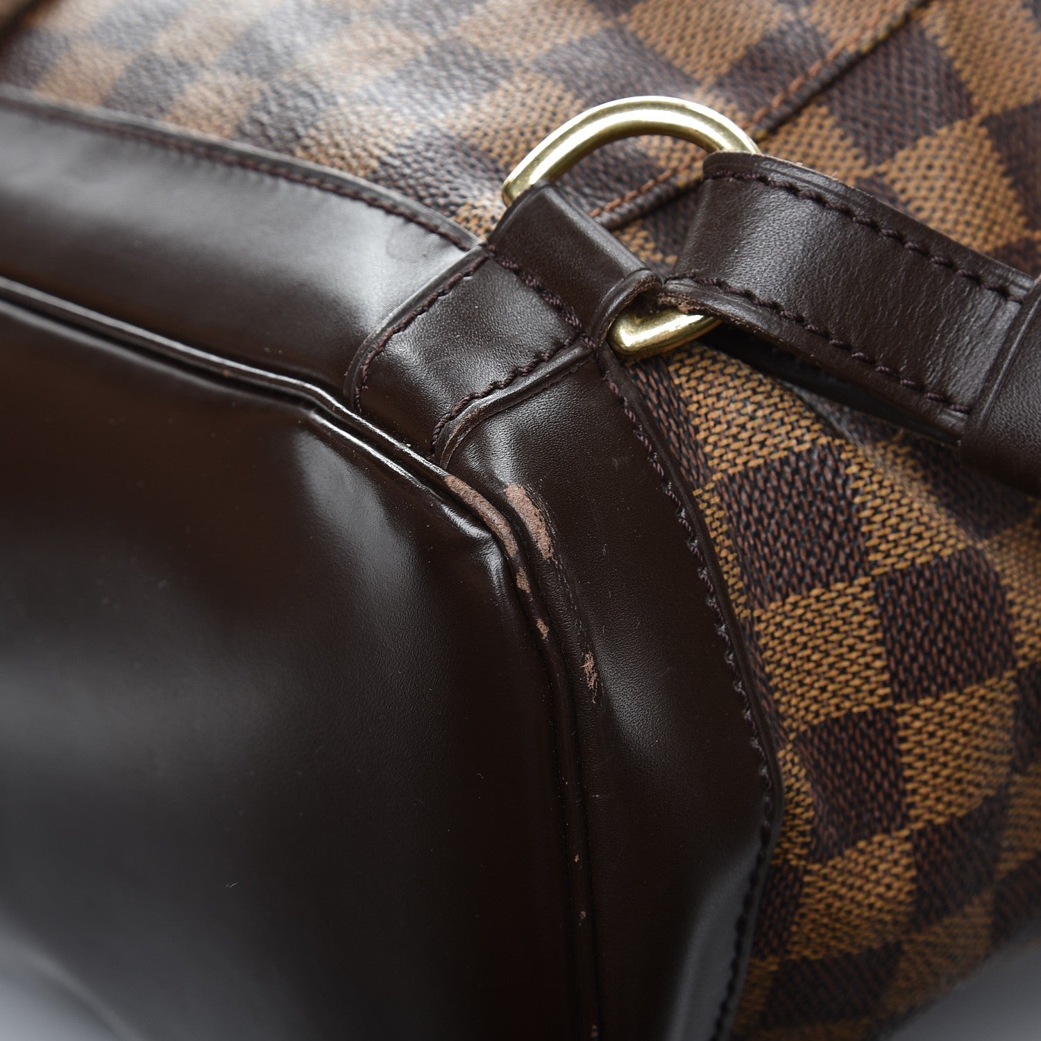 Louis Vuitton Damier Ebene Montsouris GM Backpack 13 of 15