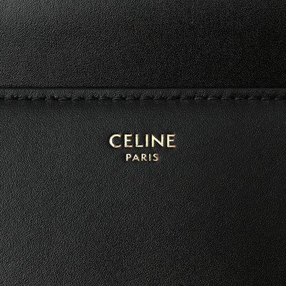 Celine Satinated Calfskin Medium 16 Top Handle Bag Black 6 of 12
