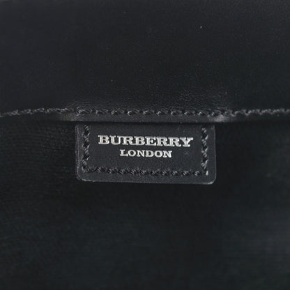Burberry Canvas House Check Tote Black 6 of 9