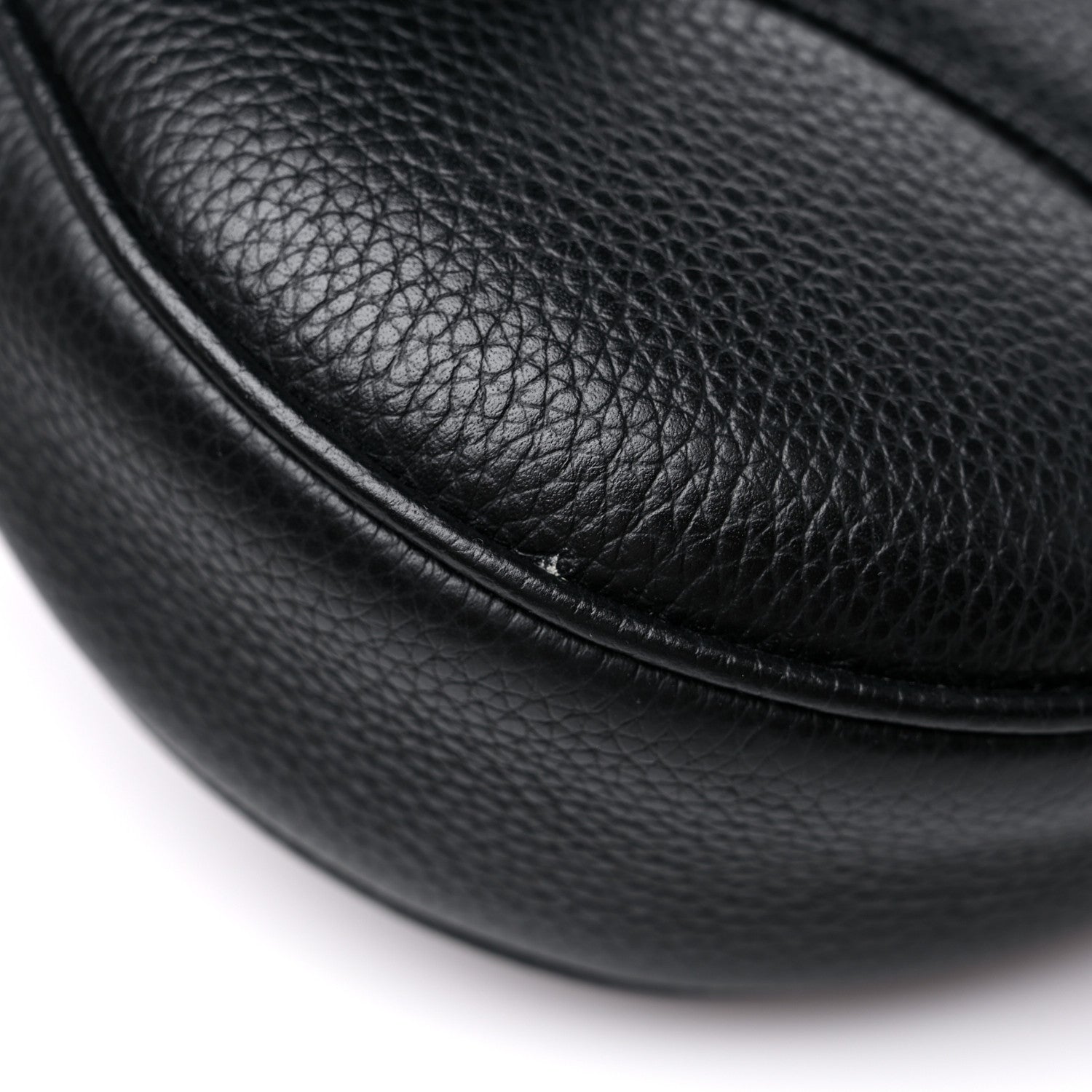 Christian Dior X SHAWN STUSSY Grained Calfskin Saddle Bag Black 11 of 12