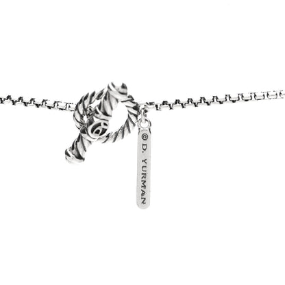 David Yurman Sterling Silver Quatrefoil Bead Chain Necklace 4 of 4