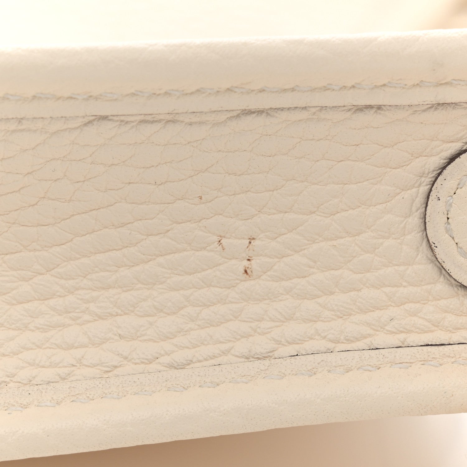 Hermes Taurillon Clemence Evelyne TPM Nata Craie 11 of 12