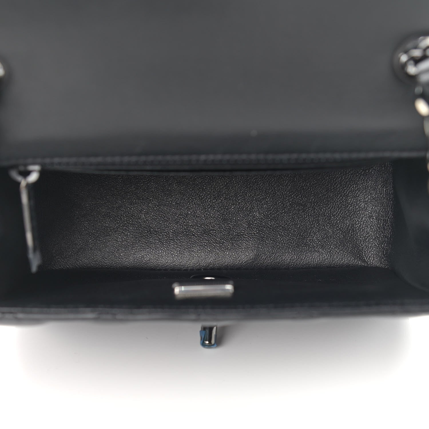 Chanel Lambskin Quilted Mini Square Flap So Black 5 of 11