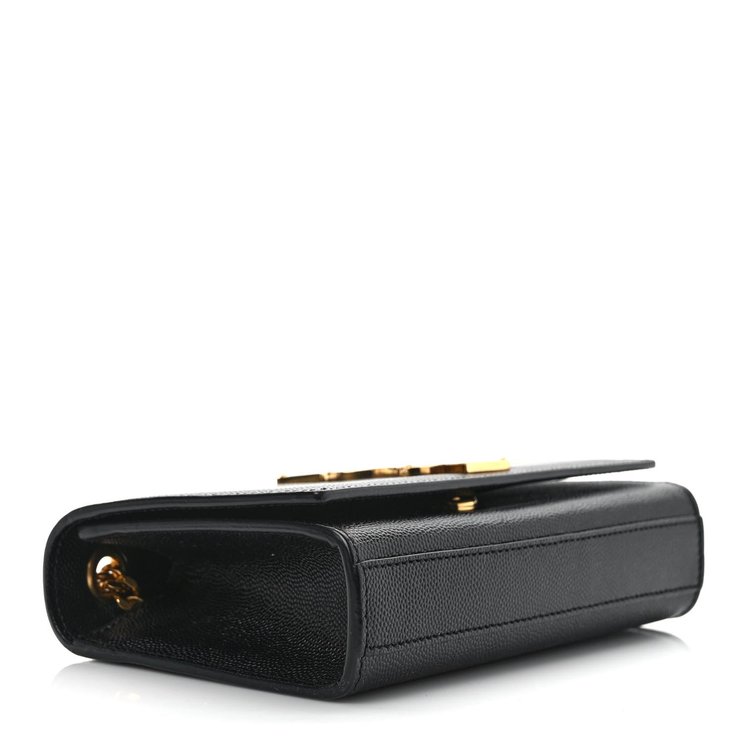 Saint Laurent Grain De Poudre Small Monogram Kate Satchel Black 4 of 8