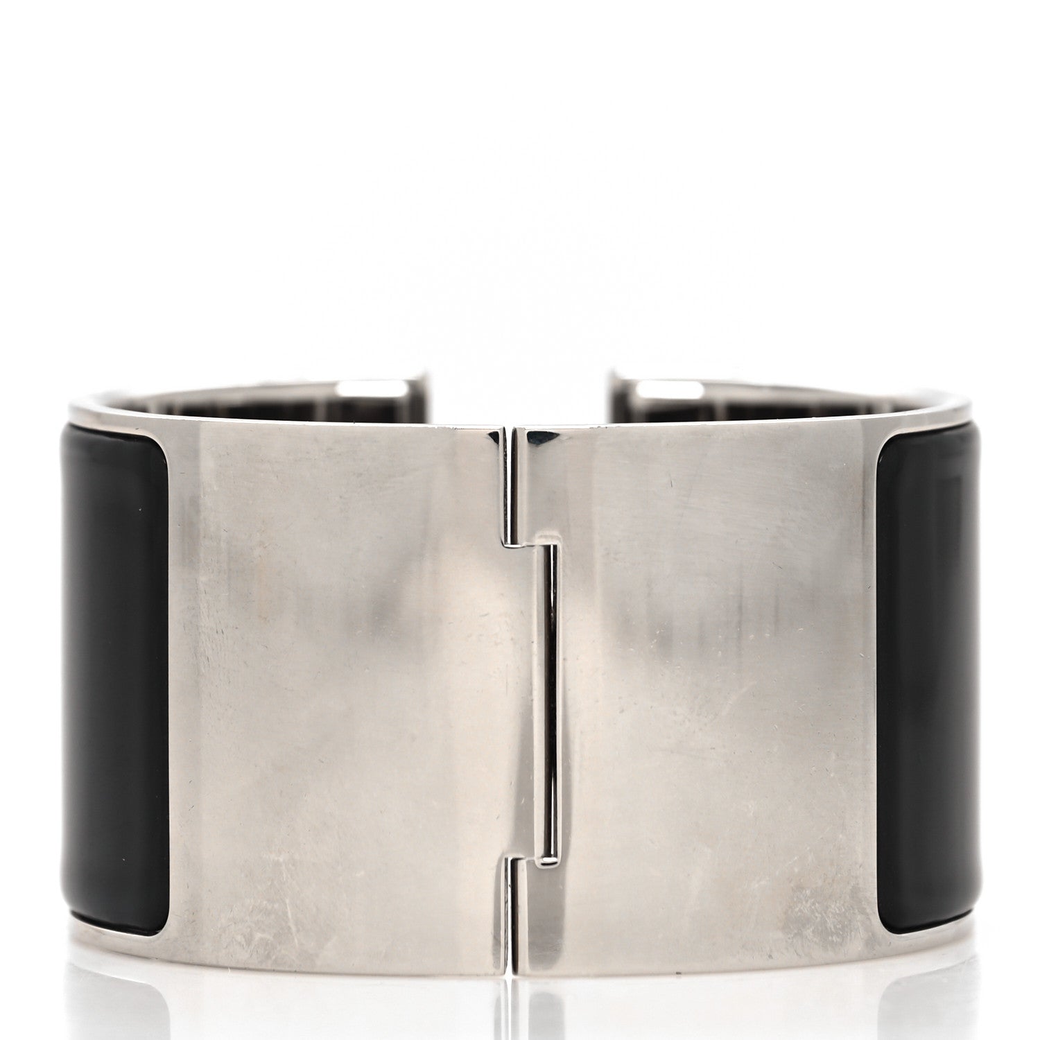 Hermes Enamel Extra Wide Clic Clac H Bracelet PM Black 3 of 5