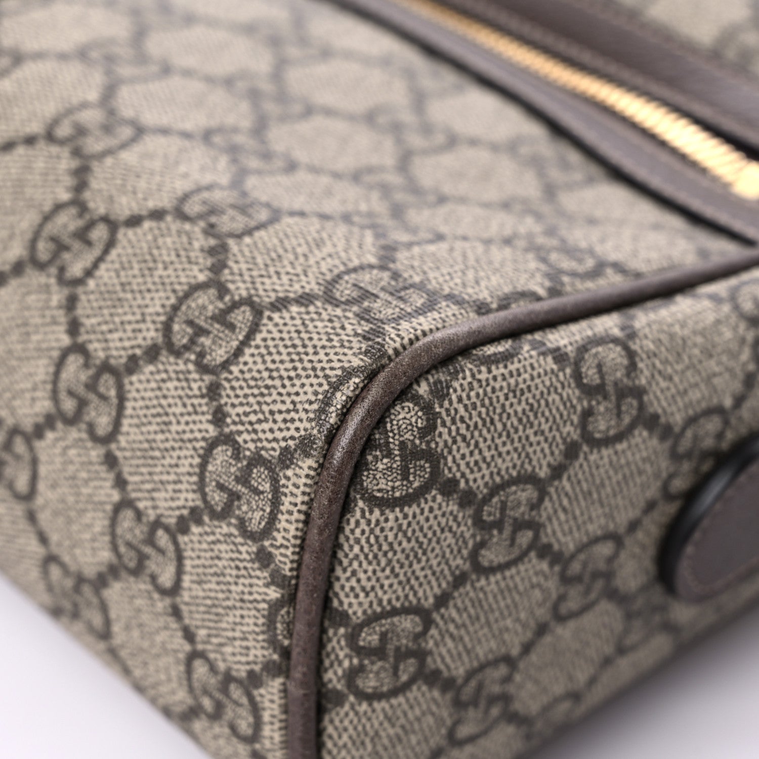 Gucci GG Supreme Monogram Web Small Ophidia Shoulder Bag Brown 10 of 18