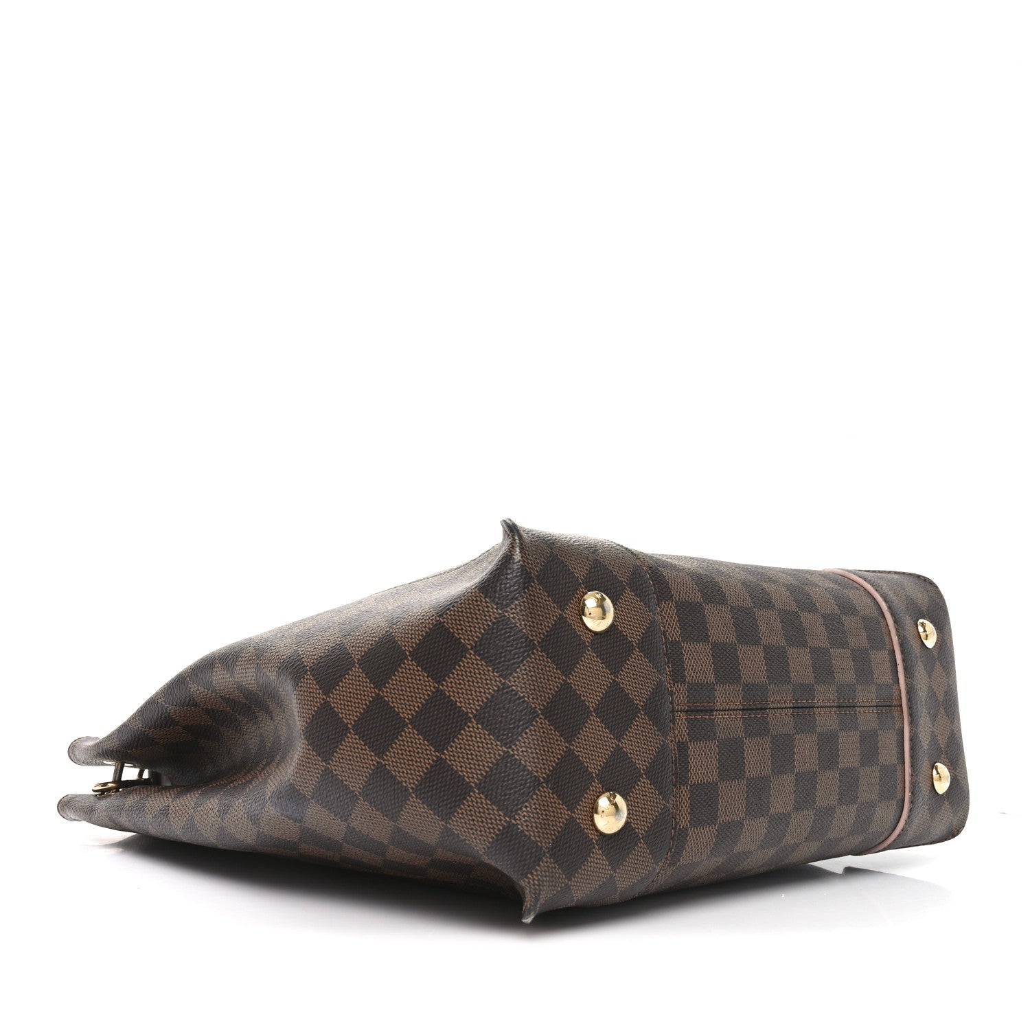 Louis Vuitton Damier Ebene Caissa Hobo Rose Ballerine 4 of 11